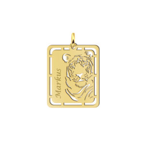 Tijger Gouden Naamhanger Names4ever GNH55