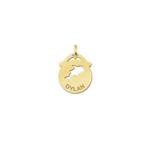 Names4ever Ronde Naamhanger met Dolfijn GNDH038