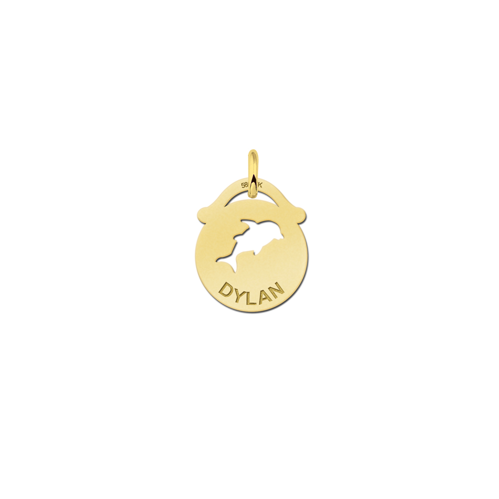 Names4ever Ronde Naamhanger met Dolfijn GNDH038
