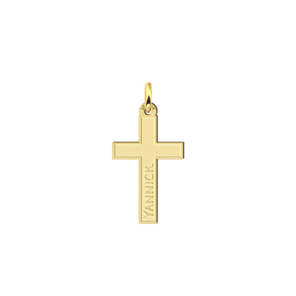 Names4ever Heilige Communie Gouden Kruishanger