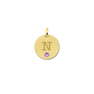 Names4ever Letter Hanger met Geboortesteen