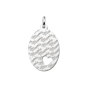 Hanger met herhaaldelijk je naam laten graveren - Names4ever