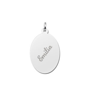 Hanger van zilver met je naam erin graveren. - Names4ever