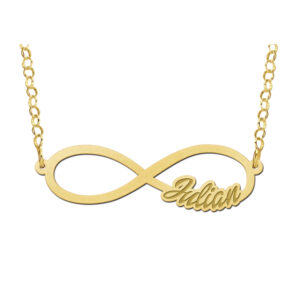 Names4ever Julian Model Infinity Ketting - Graveer Sieraad