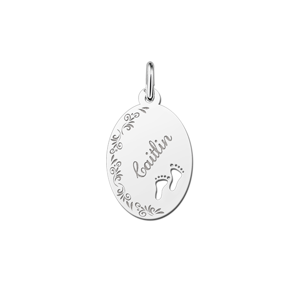 Jouw zilveren hanger kunnen wij graveren! - Names4ever