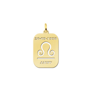 Names4ever Astrologie Weegschaal Goud Hanger GHS007