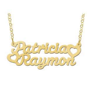 Names4ever Vergulde Patricia-Raymon Naamketting