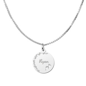 bloemrand en voetjes - Names4ever