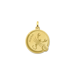 Sterrenbeeld met Personalisatie Schorpioen van goud - Names4ever