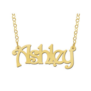 Names4ever Vergulde Ashley Naamketting