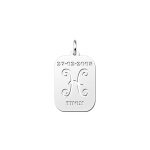 Names4ever Astrologie Vissen Zilver Hanger ZHS012