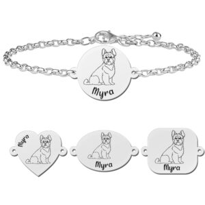 Zilveren honden armband Yorkshire Terrier - Names4ever