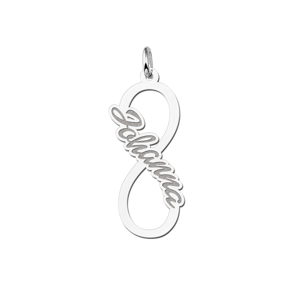Zilveren infinity hanger kind - Names4ever