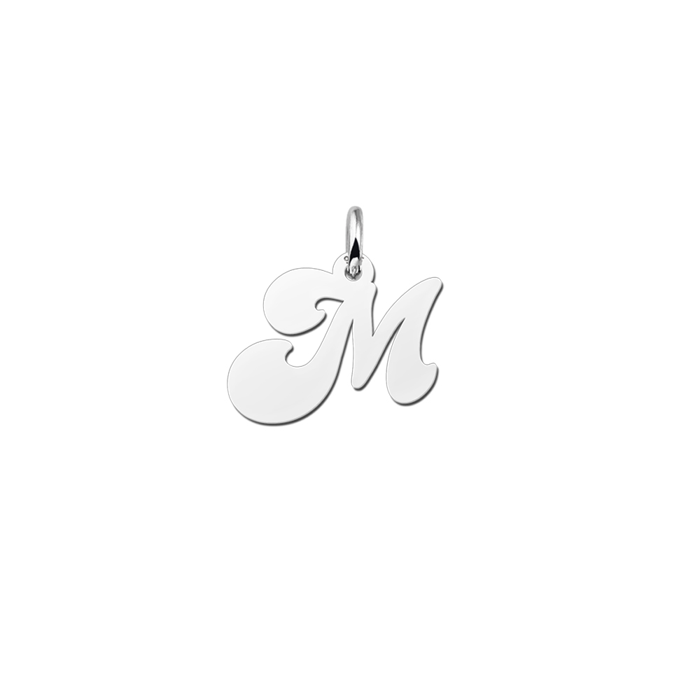 Names4ever Speelse Letter Hanger van Zilver