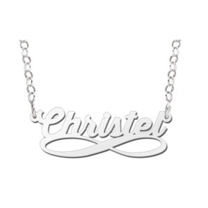 Names4ever Infinity Stijl Zilveren Naamketting