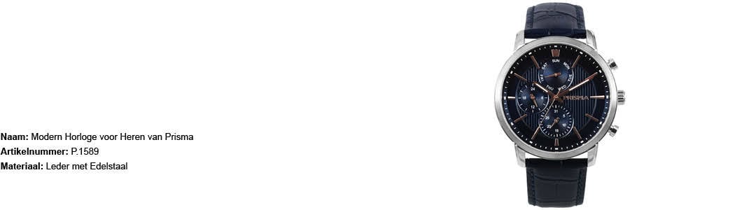 Modern Heren Horloge van Prisma - Its Beautiful