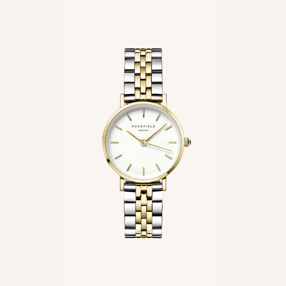 Rosefield small edit horloge met white steel wijzerplaat