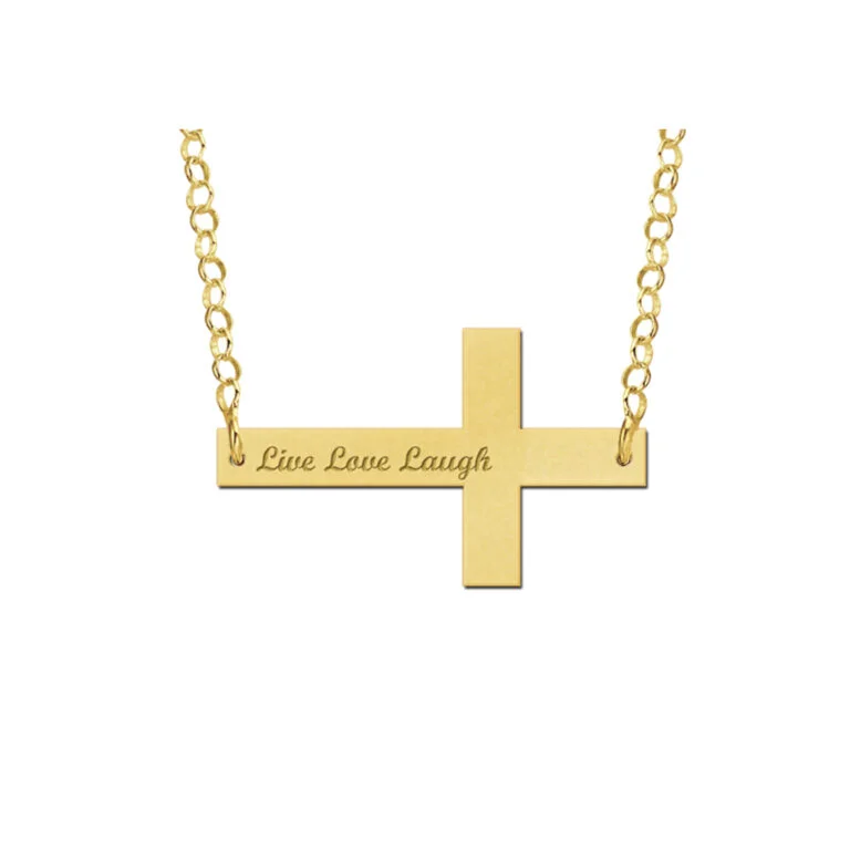 Gouden ketting met hanger