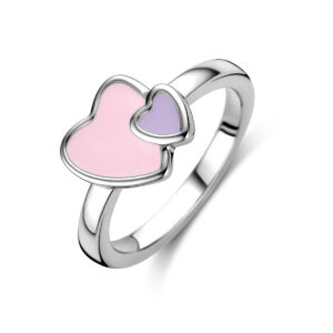 Zilveren Kinderring met Hartjes | 925 Sterling Zilver