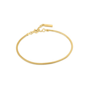 Ania Haie Armband | Geometry class | Goudkleurig | 16,5 + 2 cm | 925 sterling zilver