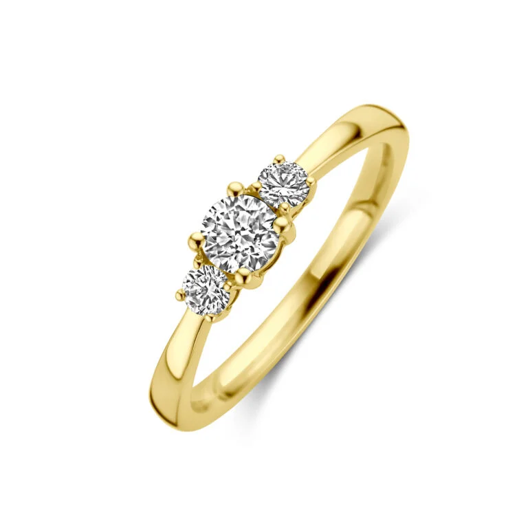Verlovingsring goud diamant